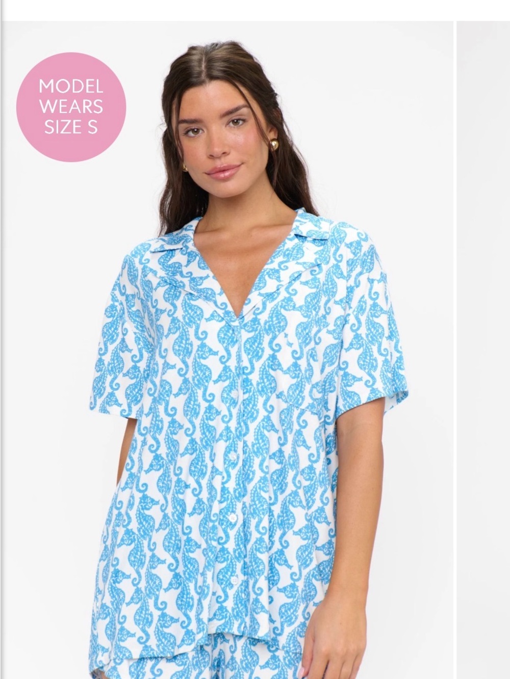 Sunday Morning PJ Set ~ Seahorse Jersey